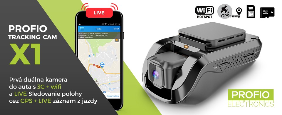 najlepsza kamera samochodowa z GPS + śledzeniem na żywo