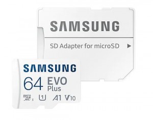 Samsung micro EVO Plus SDXC 64 GB + adapter SD