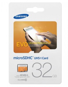 Micro SD 32 GB klasa 10 firmy Samsung